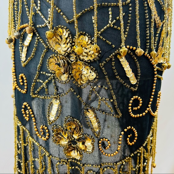 Vintage Beaded/Sequin Belly Dance Skirt - Picture 6 of 16